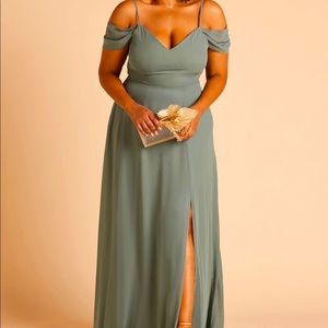 Devin Convertible Dress Curve - Sea Glass